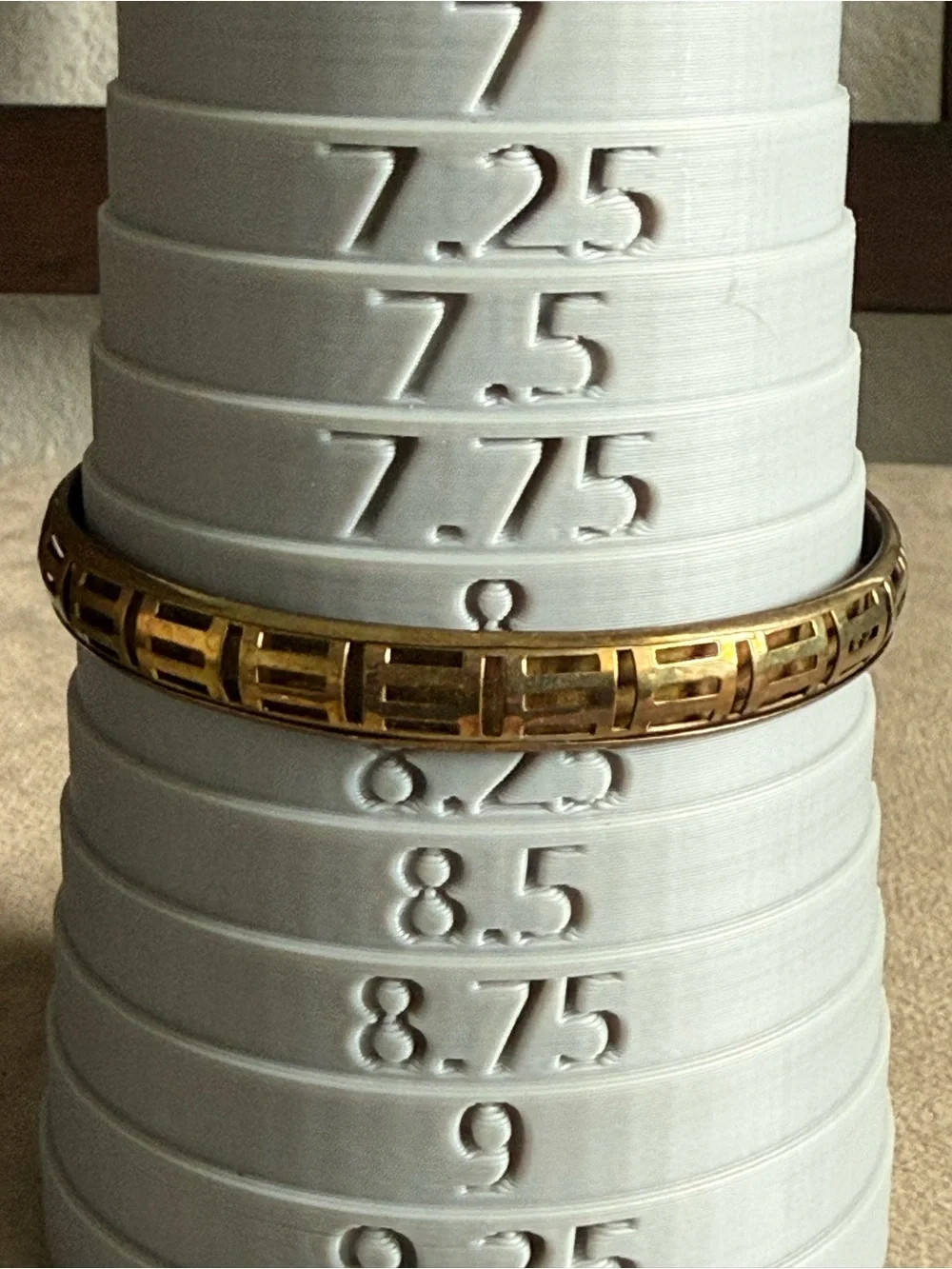 Gold-Tone Cutout Hinged Bangle Bracelet - Women Jewelry
